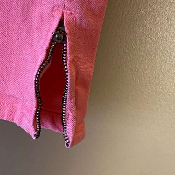 Maison Scotch La Parisienne Pink Jeans Women Sz 28 Cotton Blend Slim Fit Stretch - Picture 13 of 14